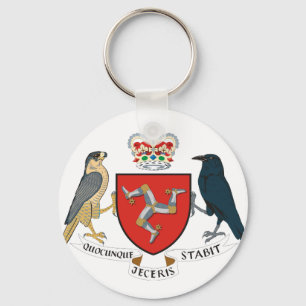 isle of man emblem keychain