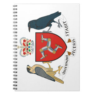 isle of man emblem notebook