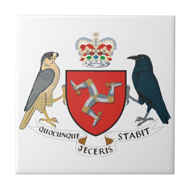 isle of man emblem tile (Front)