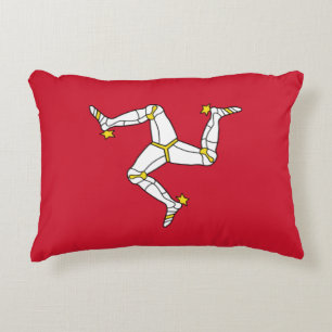 Isle of Man Flag Accent Pillow
