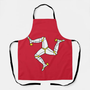 Isle of Man flag Apron