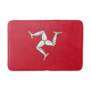 Isle of Man Flag Bath Mat