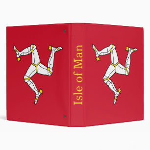 Isle of Man Flag Binder