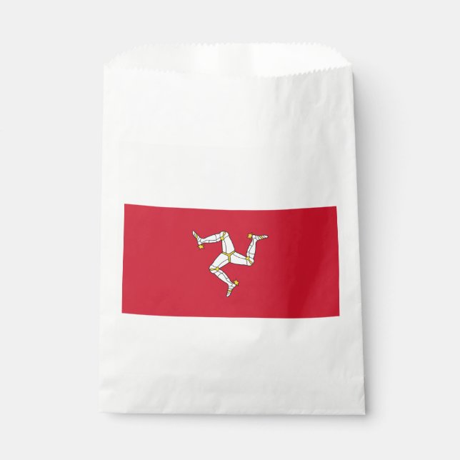 Isle of Man Flag Favour Bag (Front)