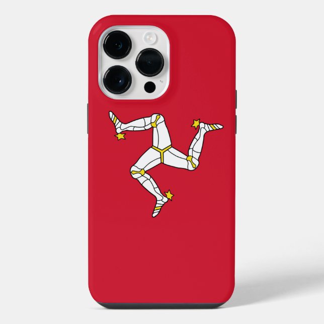 Isle of Man flag iPhone Case (Back)
