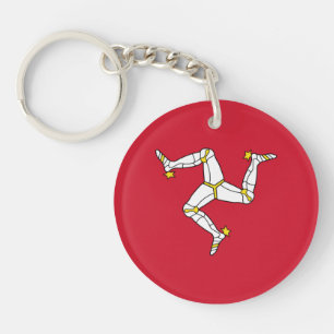 Isle of Man Flag Keychain