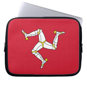 Isle of Man Flag Laptop Sleeve