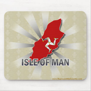 Isle Of Man Flag Map 2.0 Mouse Pad