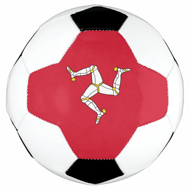 Isle of Man Flag Soccer Ball (Front)