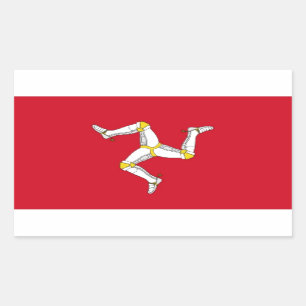 Isle of Man Flag Sticker