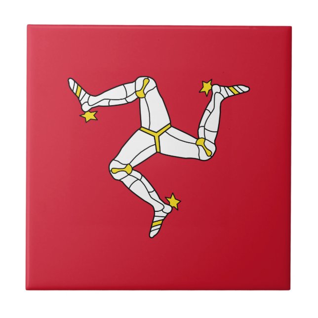 Isle of Man Flag Tile (Front)