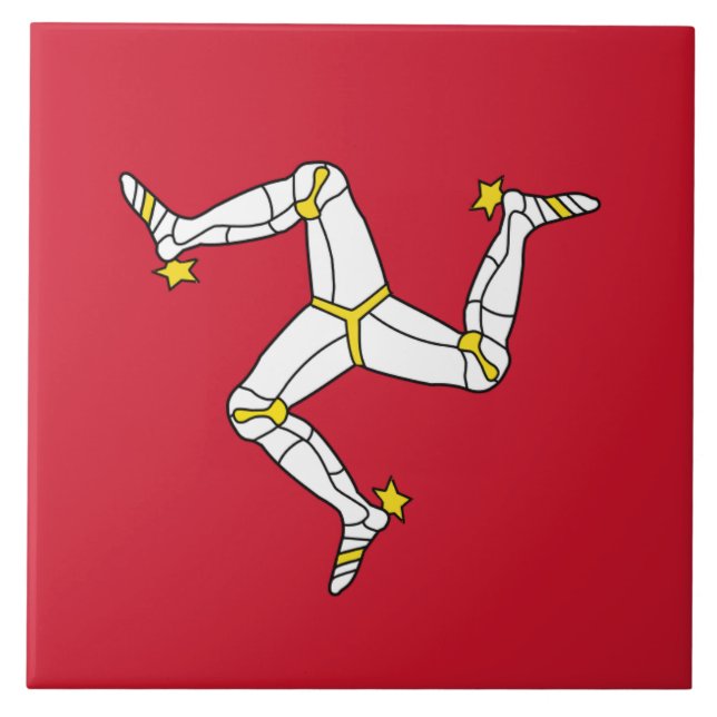 Isle of Man Flag Tile (Front)