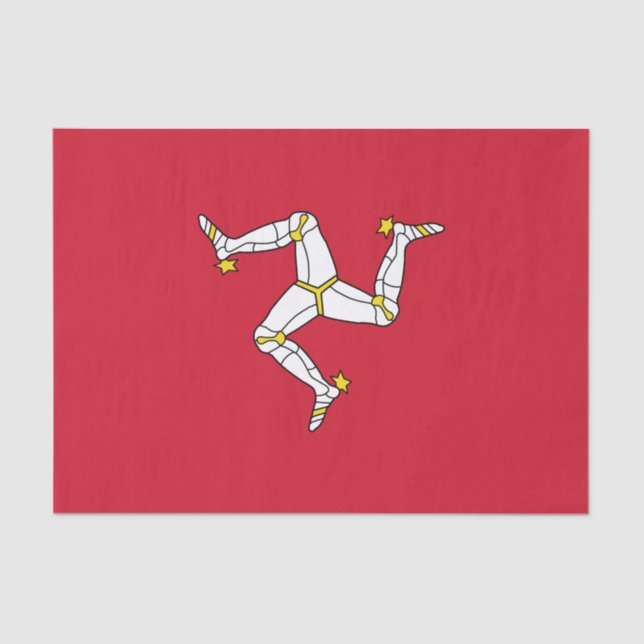 Isle of Man Flag Tissue Paper (Front)