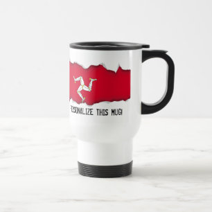 Isle of Man Flag Travel Mug