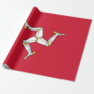 Isle of Man flag Wrapping Paper