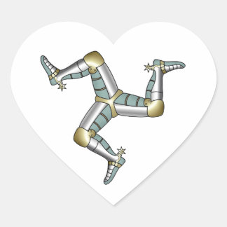 Isle of Man Heart Sticker