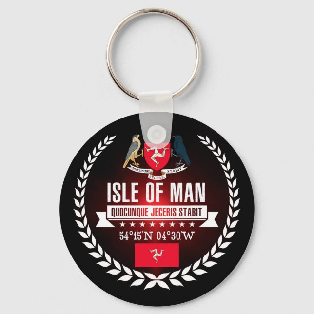 Isle of Man Keychain (Front)