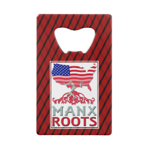 Isle of Man Manx American Credit Card Bottle Opener