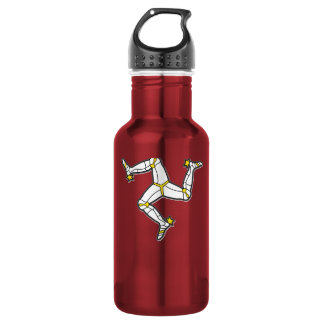 Isle Of Man Manx Flag 3 Legs Of Man Triskelion 532 Ml Water Bottle