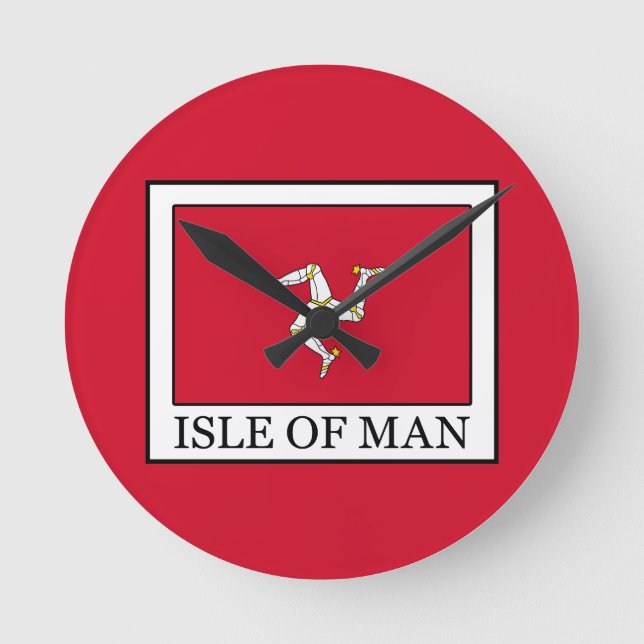 Isle of Man Round Clock (Front)