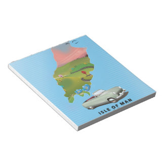 Isle of Man travel poster Notepad