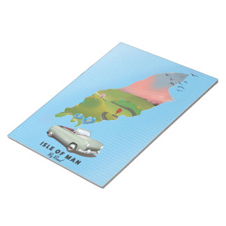 Isle of Man travel poster Notepad