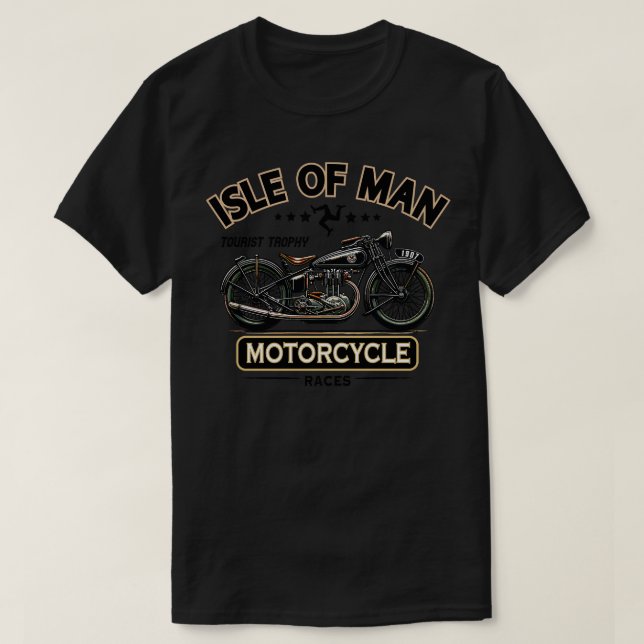 Isle of Man TT Races T-Shirt (Design Front)