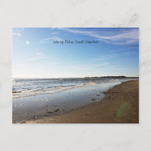 Isle of Palms Beach Sunset South Carolina Postcard