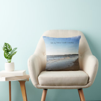 Isle of Palms Beach Sunset South Carolina Throw Pillow