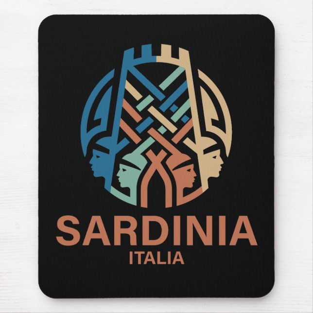 Isle of Sardinia Italy Mouse Pad (Front)
