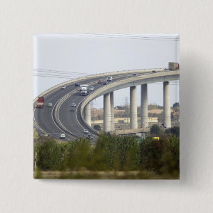 Isle of Sheppey 2 Inch Square Button