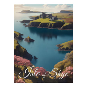 Isle of Skye Scotland Travel Poster