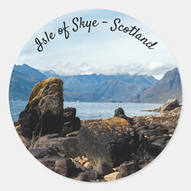 Isle of Skye - Scotland, UK Classic Round Sticker (Front)