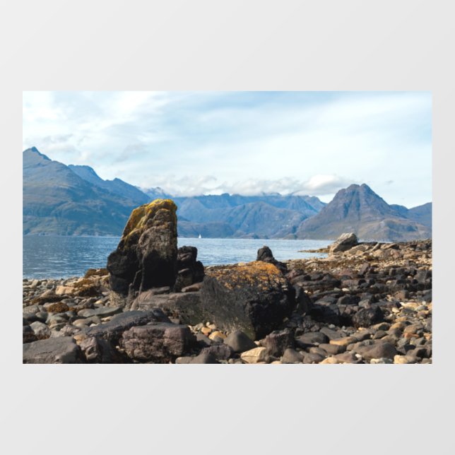 Isle of Skye - Scotland, UK Window Cling (Sheet)