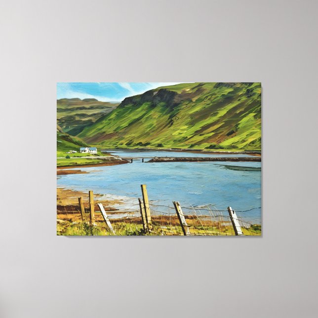 Isle of Skye Valley View Canvas Print (Front)