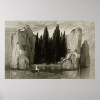 Isle of the Dead – Böcklin Dark Art Print