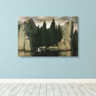 Isle of the Dead by Arnold Bocklin, Symbolism Art Canvas Print