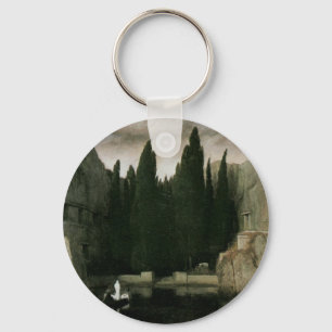 Isle of the Dead by Arnold Bocklin, Symbolism Art Keychain
