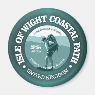 Isle of Wight Coastal Path (T) Magnet