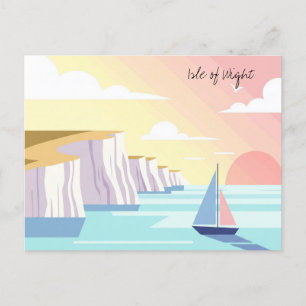 Isle of Wight England Travel Postcard