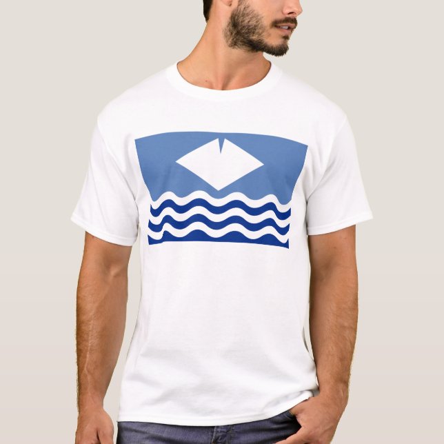 Isle Of Wight Flag T-Shirt (Front)