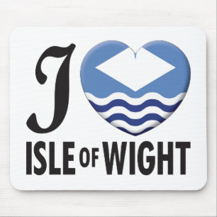 Isle of Wight Love Mouse Pad