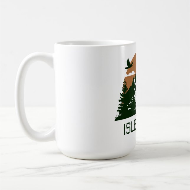 Isle Royale - Michigan Coffee Mug (Left)
