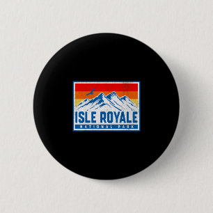 Isle royale national park 2 inch round button