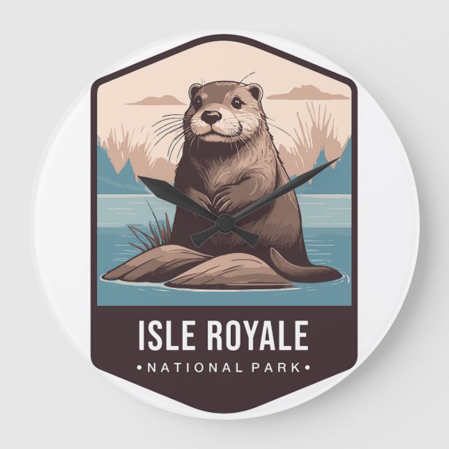 ISLE ROYALE NATIONAL PARK CLOCK 2025 (Front)