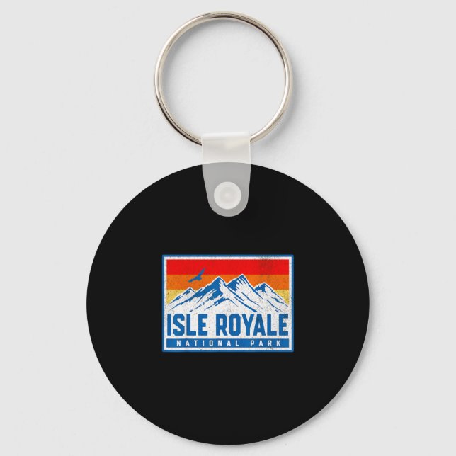 Isle royale national park  keychain (Front)