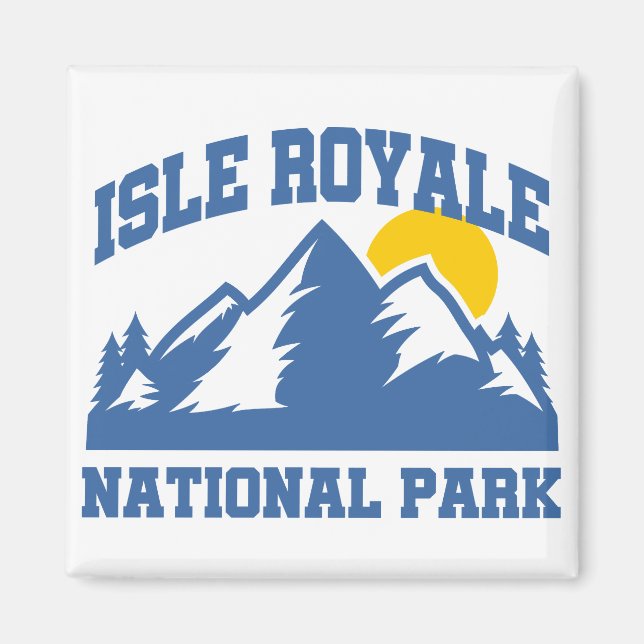 Isle Royale National Park Magnet (Front)