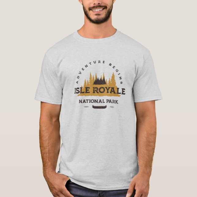 Isle Royale National Park T-Shirt (Front)