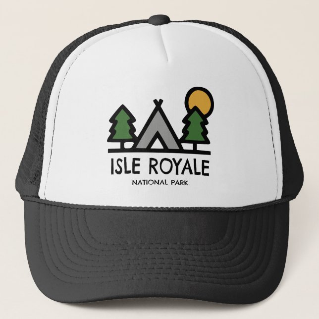Isle Royale National Park Trucker Hat (Front)