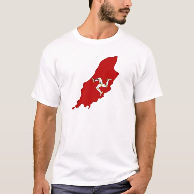 Isleofman flag map T-Shirt (Front)